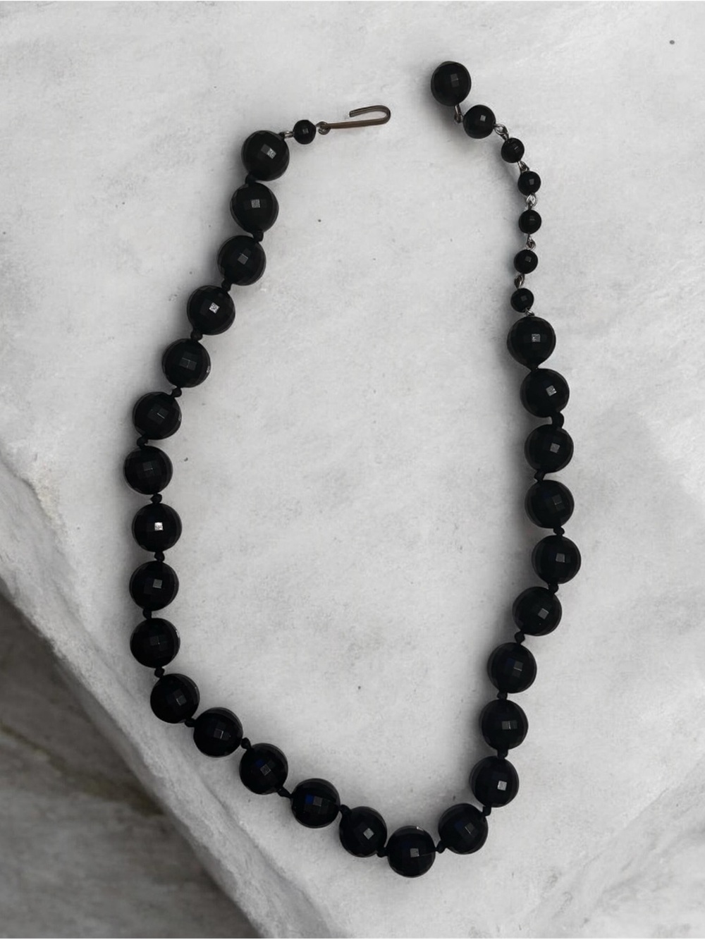 Black Beaded Necklace - Women Jewelry